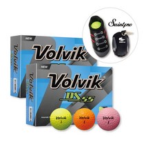 볼빅 볼주머니증정 Volvik DS55 2더즌 24구 컬러 골프공, 핑크