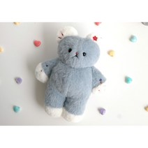 DIY 키트 슈팅스타 테디베어 인형 만들기 동영상 초보용 바느질 취미 애착인형 학교수업