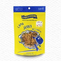 죤스팜스 양고기 댕댕이 강아지 애견 간식 맛좋은 건강한재료 생식 육포 개껌 대형견 80g, 1, 본상품선택
