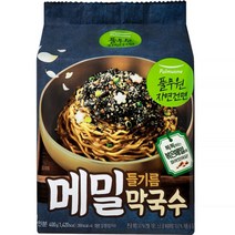 풀무원 들기름 메밀 막국수, 400g, 4개, 400g, 4개