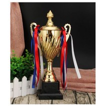 축구트로피 월드컵트로피 헌팅트로피 수상 경연 대회 비즈니스 어워드 커스텀 트로피 골든 도금 팀 스포츠 경쟁 공예 기념품, 29cm