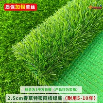 인조잔디매트 골프매트 조경 인조잔디 족구장 풋살구장 잔디 천연 테니스장 축구장 골프용품, 2.5cm봄풀특밀그린그리드수출