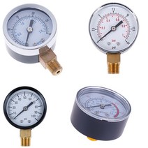 가스압력계 1pc 압력 게이지 저압 연료 오일 가스 측정 22/25/40/50mm 직경, TS-50-15psi