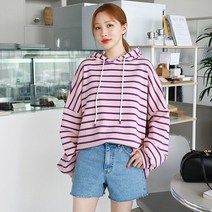 갠소 캔디단가라페인팅후드티
