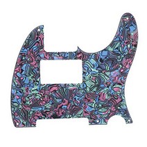 Guitar Humbucker Pickguard Abalone Style Acrylic Scratch Plate Replacement Decor for TL ​Electric Gu, 1