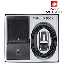 스위스밀리터리 반지갑+벨트세트 WA0720BSET 무료 선물포장