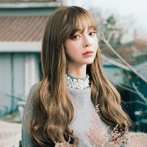 가발매니아 하트펌 64cm 리얼라인피스 하이커버피스 오픈반가발, 메이플브라운