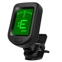 악기 기타 튜너 뮤지컬 장비 정확도 LCD 디스플레이 바이올린 장치 전기 클립온 360 회전 민감한