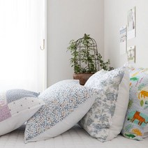 [천삼백케이] [코지코튼] 썸머 리플 베개커버 4style 40x60 베개커버1장