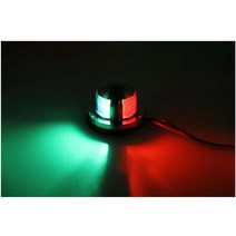 QDY 스테인리스 바다 배 요트 12V LED 빨강 / 녹색 활 항해 등