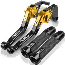 바이크 오토바이 튜닝 바이크 외장 부품 오토바이 액세서리 조정 가능한 브레이크 클러치 레버 핸들 바 YAM, 22 FAZER600FZ6S N 04-10