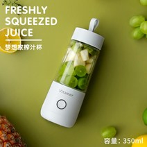 비타머 휴대용 믹서기 전참시 홍현희 믹서기 무선 USB 충전, 화이트