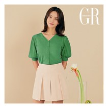 [조르쥬 레쉬] (GR) 23SS 썸머 플리츠 니트 가디건 3종
