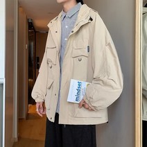 DuckLady 봄가을 아웃도어 스포츠 경량 바람막이 루즈핏 후드 캐주얼 멀티 포켓 남녀 커플 자켓 등산복
