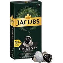 Jacobs 야콥스 네스프레소 호환 커피캡슐 에스프레소 12 리스트레또 총 50 캡슐커피