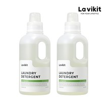 라비킷 고농축 유아 세탁세제 블랑쉬 머스크 향 1L 2개