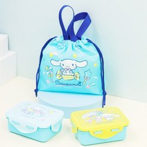 시나모롤 콤팩트 2단도시락 파우치세트, 상세페이지 참조, 단품