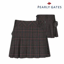 파리게이츠 골프 pearlygatesgolf여성 탈착 포켓 플리츠 큐롯 스커트 P521A3PC369_RE, 002, RE, 1개