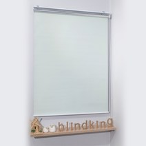 도담블라인드 크리스탈 암막 방염롤스크린 그린 가로 145 cm