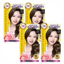 미장센 샤이닝 염색약 새치커버 6B 애쉬베이지 4입, 단품, 단품