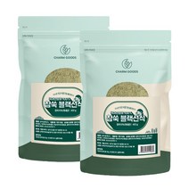 국산 참쑥 블랙 선식 푸드 쉐이크 건강 스무디 분말 가루 파우더, 2개, 400g