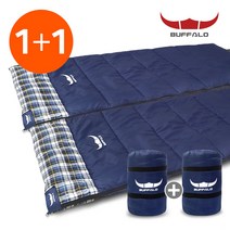 버팔로 침낭 캐빈2침낭 1+1 사계절 낚시 사무실 캠핑용품, 버팔로 캐빈2 침낭 1+1