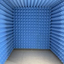 가정용 조립식 1인 방음부스 노래방 녹음 부스 방송용 노래연습, 블루