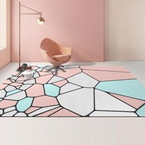 양털러그 명품러그 모로칸 모로코 밝은 분홍색 거실 침실 침대 옆 카펫 방 장식 소파 커피 테이블 욕실 미끄럼 방지 입구 현관 매트, 130.11 - 200x300CM