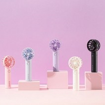 블루필 미니 휴대용 손선풍기 미니헤드 팬 프로, 마카롱핑크