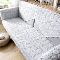 여름쇼파커버 패드 레이스 등받이 깔개 덮개 미끄럼방지, 직사각형 90x160cm, G