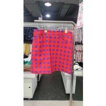 HWSK9C611R2 헤지스 레드 도트 골프스커트(123137 )