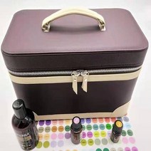 병 향수 슬롯 10ml 정리함 15ml 오일 에센셜 필수 운반 66 개 아로마 가방, M, 커피