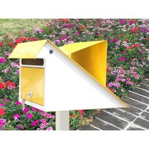 수거함 우체통 반납함 건의함 편지함 사연함 포스트함, 노란색