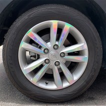 휠 홀로그램 스티커 차량용 자동차, 1세트, 티볼리 / 16인치