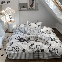캐릭터 면 이불 커버 싱글 100 순면 150x200x230 싱글 아동용 서너 개 이불 커버 1.5