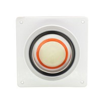 산업용 대형 환풍기 155mm 백드로프트 댐퍼 덕트 백플로우 방지기 인라인 팬 벤트 디플렉터 백 배기 파이, 한개옵션0