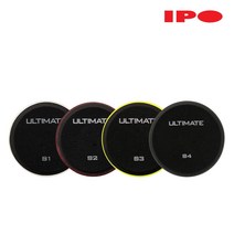 IPO 얼티메이트 DA(듀얼) 스폰지패드 S1 S2 S3 S4 5인치/6인치, 801S2(빨간색 - 초벌), 6인치