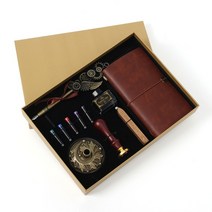 8종 이카루스 깃털 만년필 노트세트 선물 컨버터 딥펜, 색상, 만년필 펜촉굵기