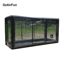 팽창식 차고 자동차 커버 페인팅 세차 쉼터 텐트 휴대용 스프레이 페인트 부스 텐트 판매, 6.Black - 5X2.8X2M