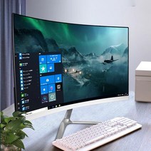 모니터 컴퓨터 4k 38인치 40인치 42인치 60인치 모니터4K 32 "LCD 컴퓨터 디스플레이 화면 HDMI 32 인, 씨엔, black1k 144hz 커브드