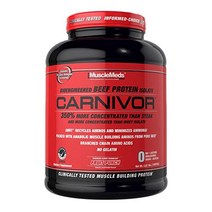 단백질 보충제 MuscleMeds CARNIVOR Beef Protein Isolate Powder Muscle Building Recovery Lactose Free Su, Fruit Punch, 4 Pound (Pack of 1)