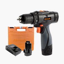 아임삭 AD310R 충전드릴 10.8V 1.5AH 2팩 2단속도조절 키레스척 20단토크조절, 1세트