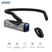 브이로그카메라 웨어러블캠 비디오 카메라 헤드 마운트 Ordro EP7 FPV WiFi 4K 캠코더 Filmadoras 웹캠 YouTube Vlogging Blogger, ep7 4k리모컨 포함