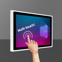 15인치 산업용 판넬 컴퓨터 패널 PC 일체형 터치모니터 화이트, 9세트+가이드레일