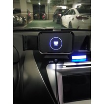 갤럭시 S23 S22 Ultra 울트라 플러스 Plus 폴더블폰 아이폰 SE3 무선 충전 차량용 핸드폰 거치대, 블랙+시거잭USB충전기고급퀄컴칩3.0