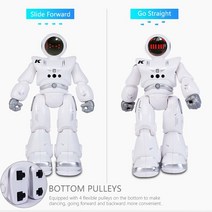 로봇장난감 코딩게임 RC 로봇 과학 코딩 키덜트 교육용 키트 JJRC-R18 2.4G 제스처 센서 스마트 프로그래밍 자동 프리젠 테이션 완구 음악 노래 포함 조명