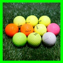 볼빅 VOLVIK 혼합 로스트볼, 칼라혼합 A급, 10개