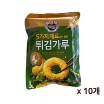 백설 5가지 자연에서 얻은 재료 튀김가루 350g, 10개