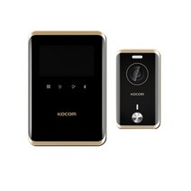코콤 비디오폰 KCV-R431E 아날로그 인터폰 초인종, D구역설치, 코콤KCV-R431E/KC-R80E_블랙