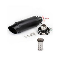 범용 오토바이 배기 SC 머플러 수정 파이프 레이싱 GP프로젝트 튜브 가와사키 Z750 900 CBR500 FZ1N S1000RR ER6N R6, -S-C- 51mm 3